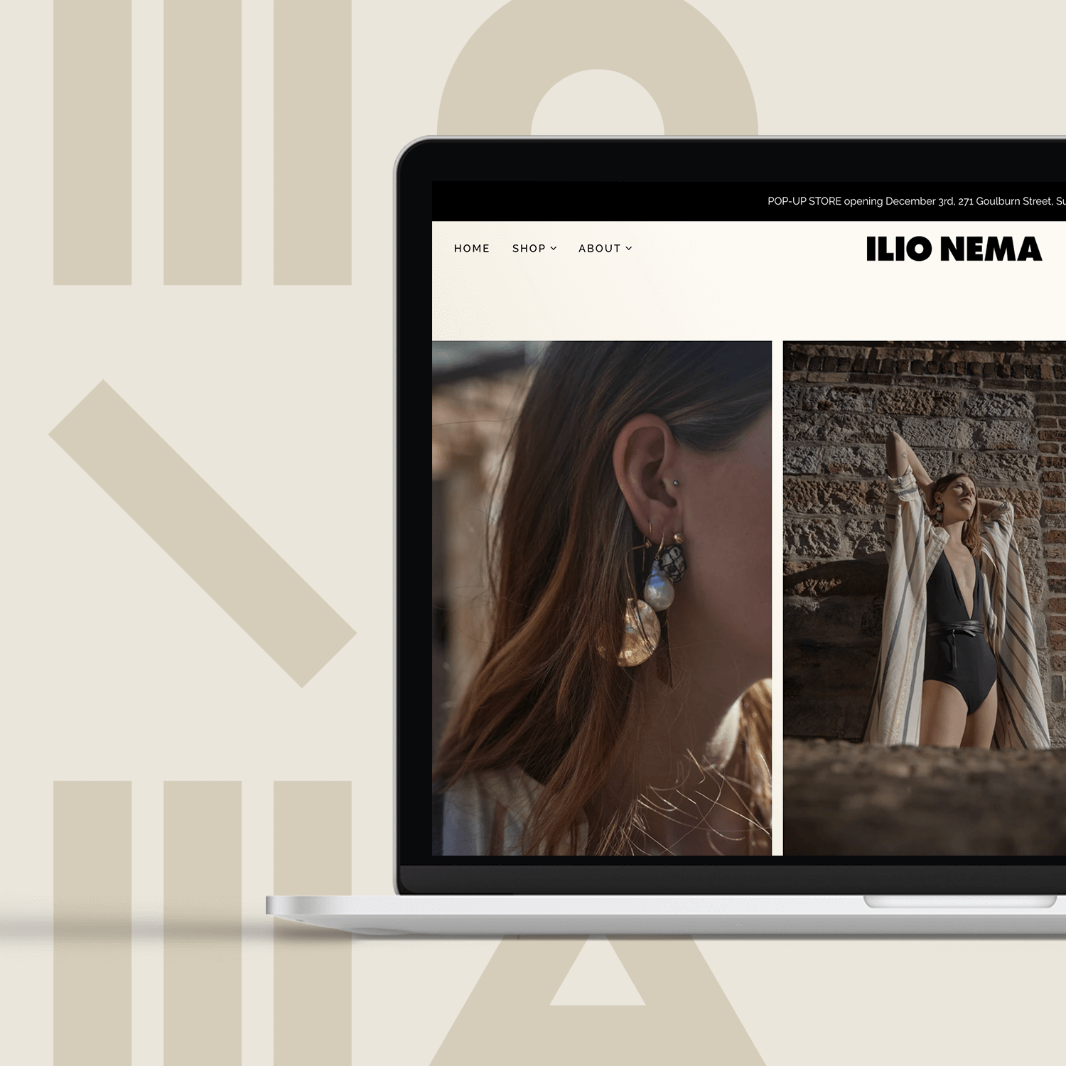Custom Shopify theme for sustainable fashion brand ILIO NEMA
